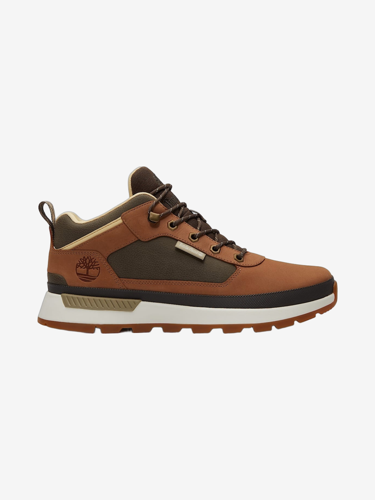 BOTAS TIMBERLAND FIELD TREKKER LOW LACE UP MD BROWN NUBUCK/DK BRN