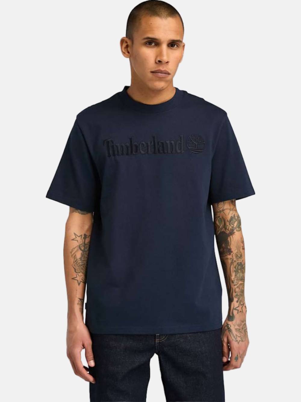 TSHIRT TIMBERLAND EMBROIDERY TONAL DARK SAPPHIRE