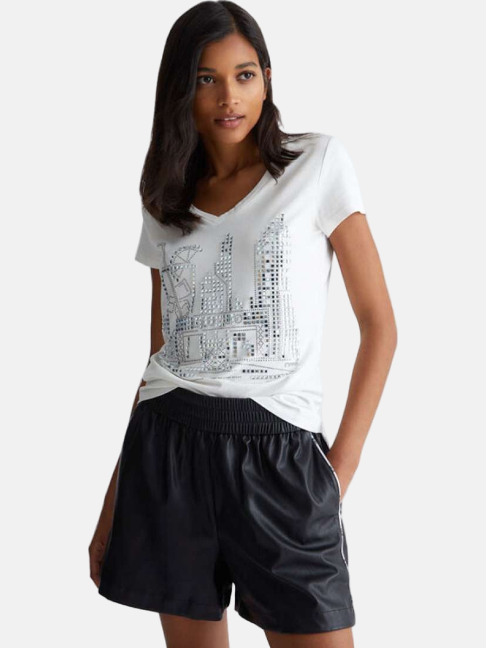 TSHIRT LIU JO TF3083J0088-R9290 LT IVORY/S