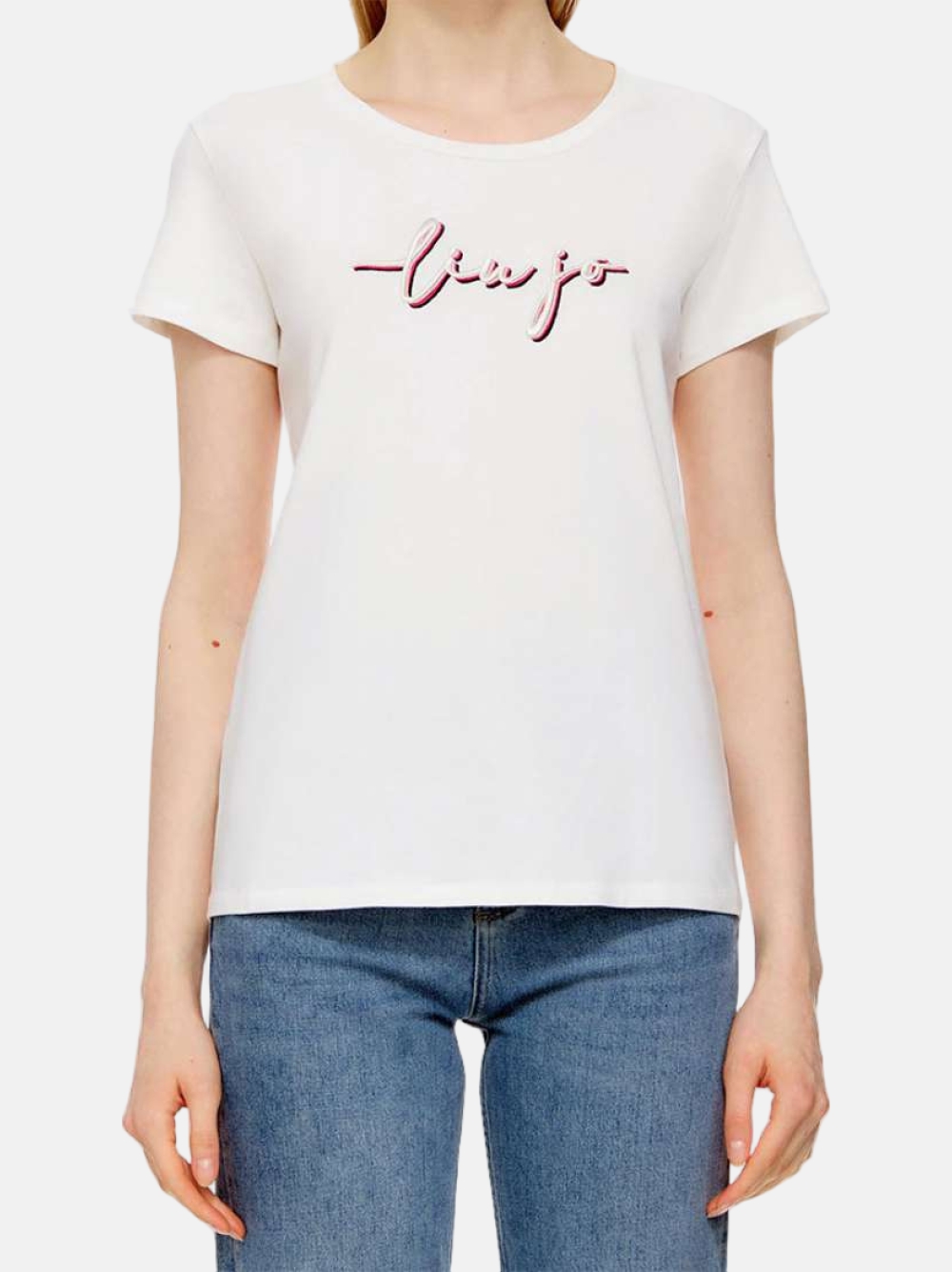 TSHIRT LIU JO TF3084J0088-R9291 LT IVORY/E