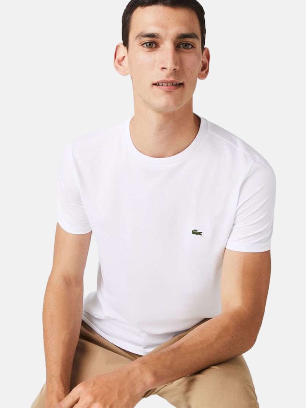 TSHIRT LACOSTE SPORT BLANC