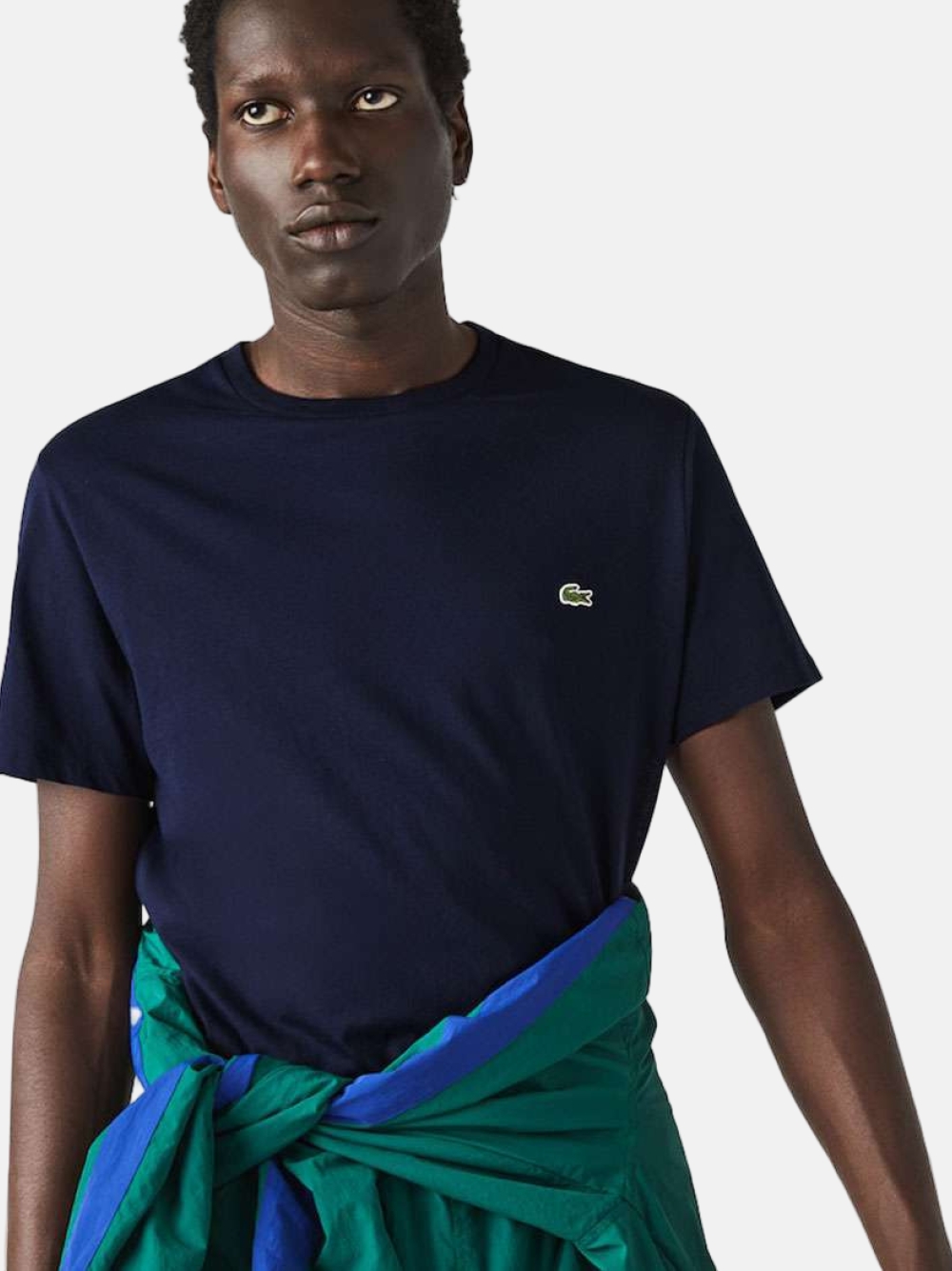 TSHIRT LACOSTE SPORT MARINE