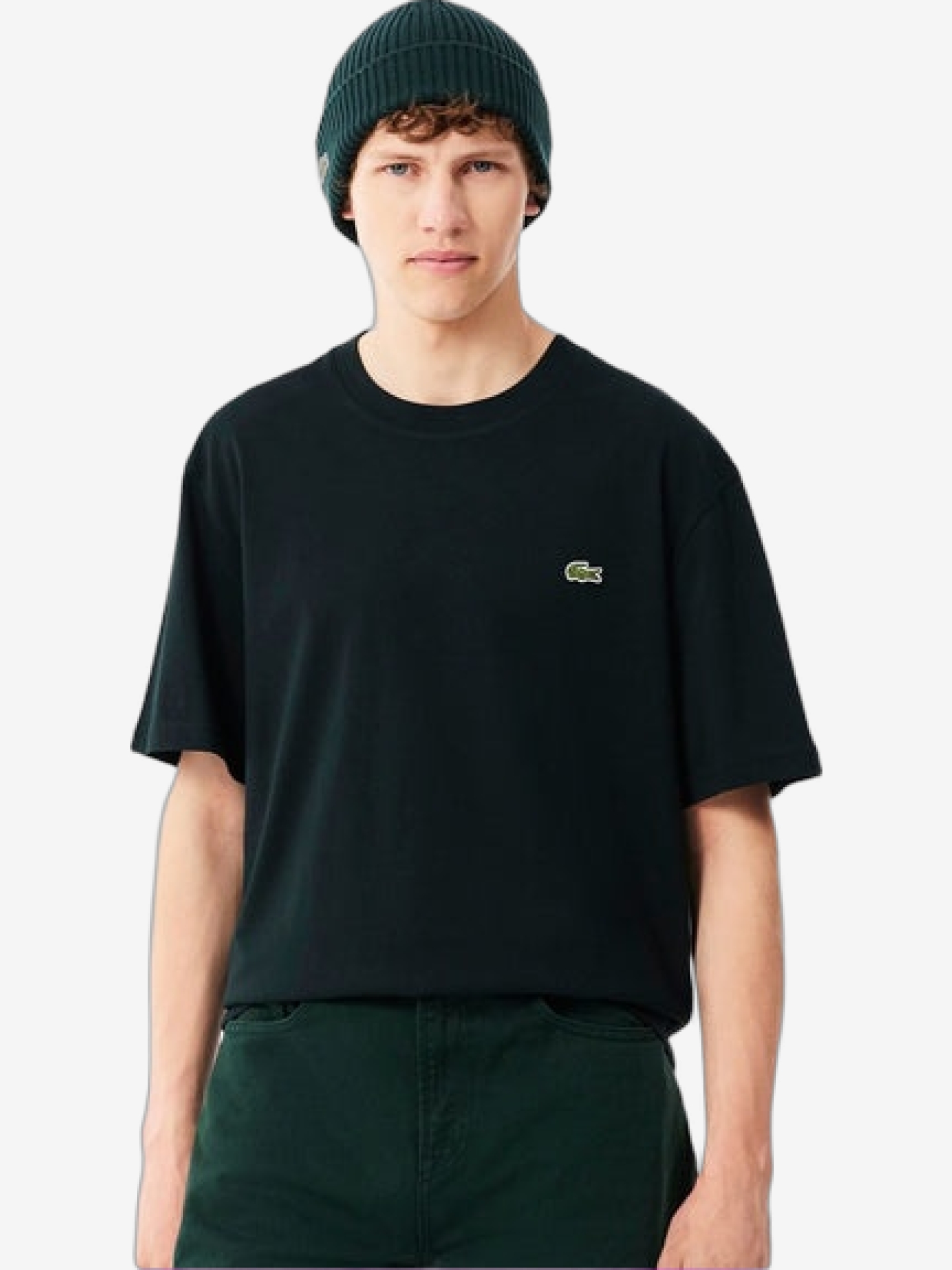 TSHIRT LACOSTE VARECH FONCE