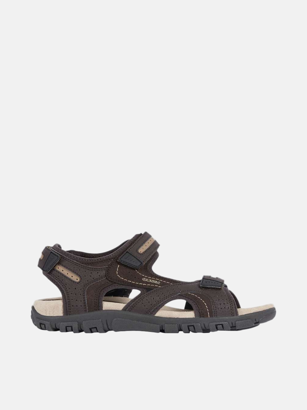 SANDALIAS GEOX STRADA BROWN/SAND