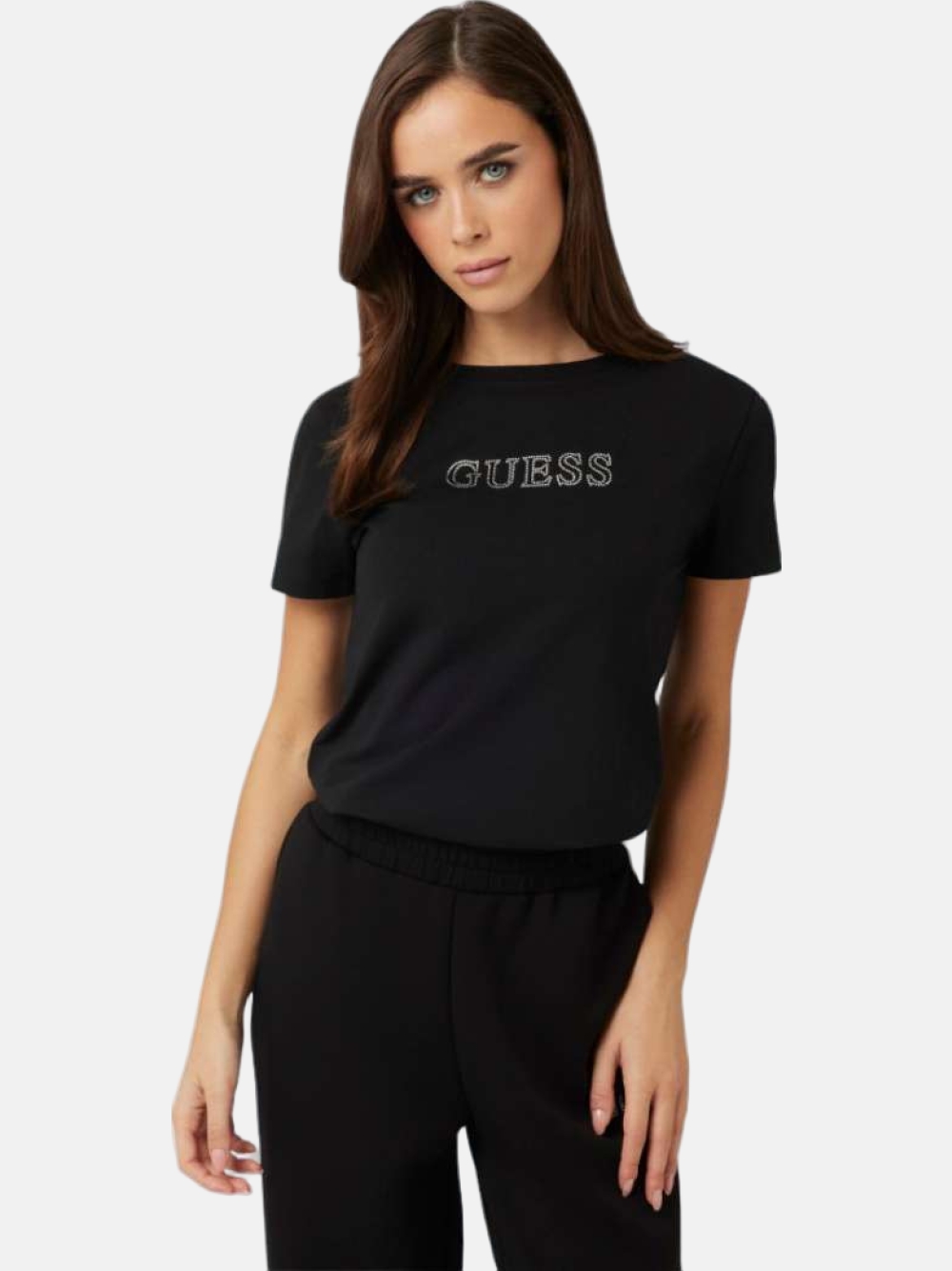 TSHIRT GUESS BRIANA JBLK