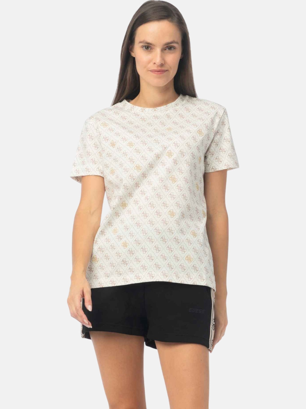 TSHIRT GUESS RHOMBUS STUDS