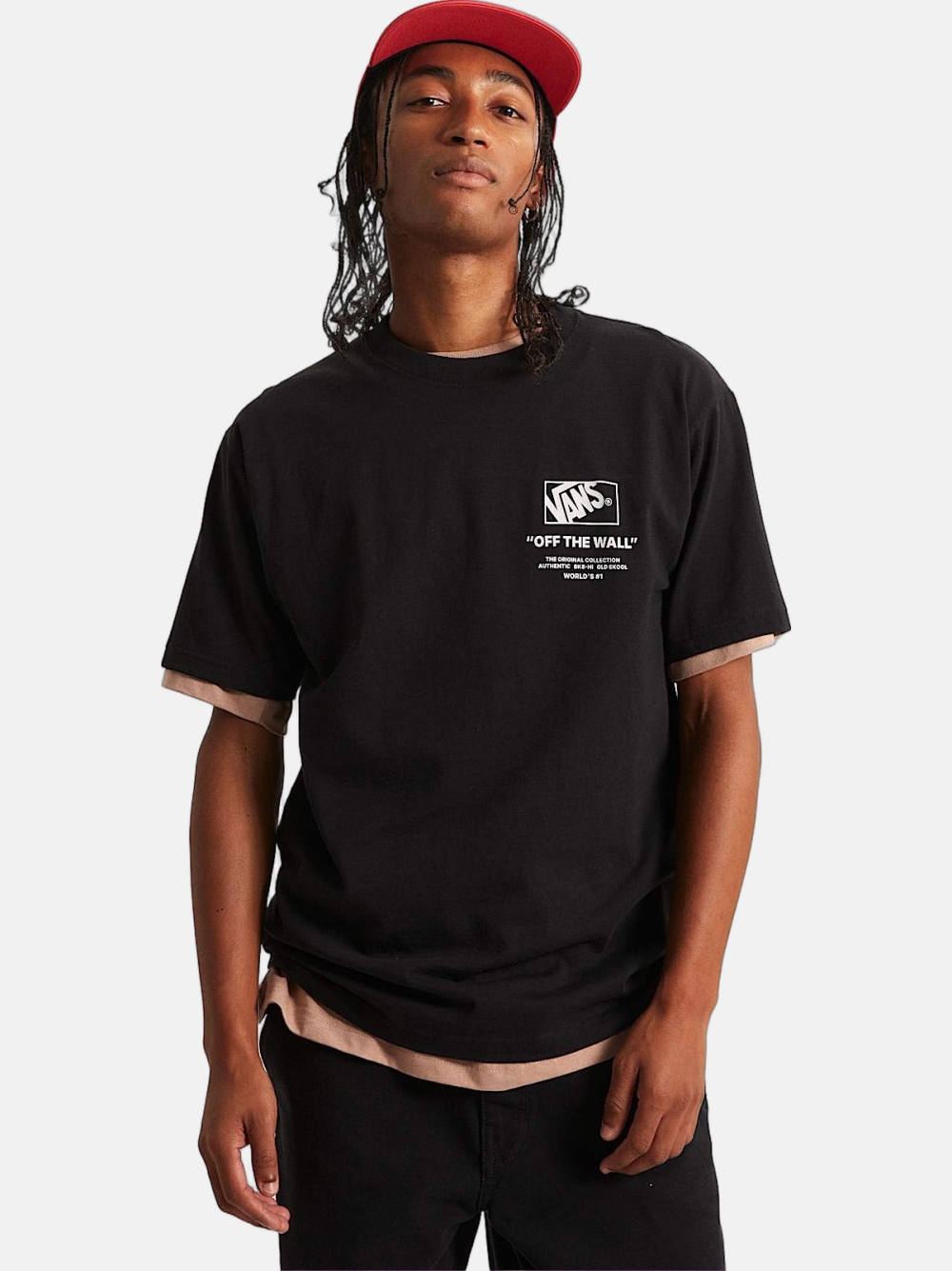 TSHIRT VANS STACKED HI SS
