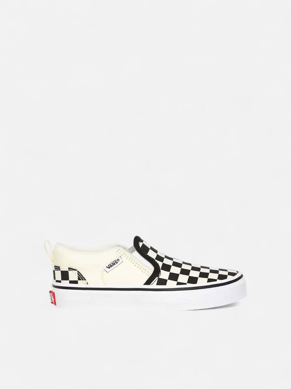 VANS ASHER CHECKERS BLACK/NATURAL