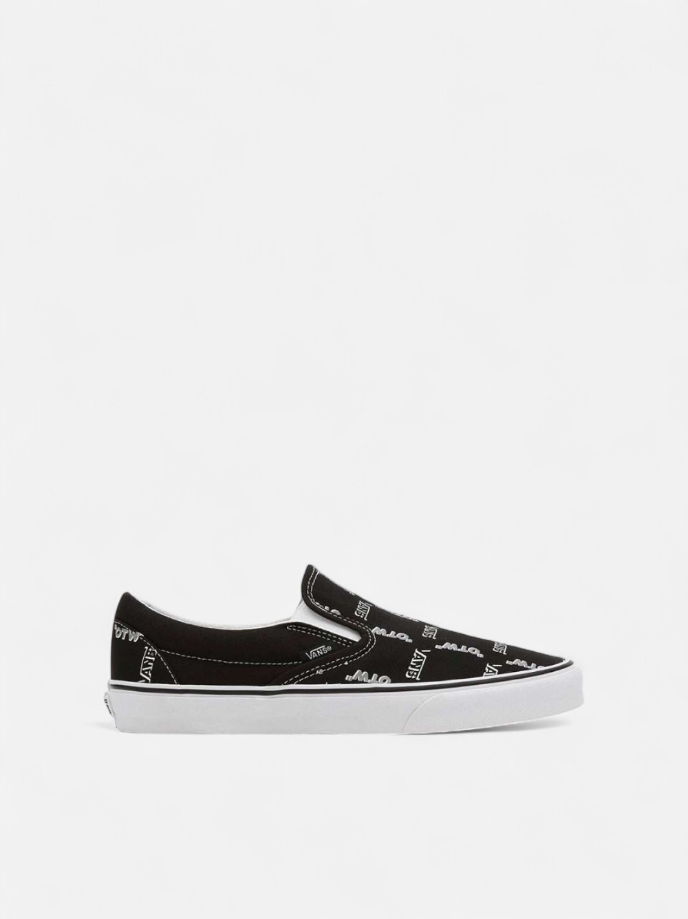 VANS SLIP-ON BLACK/TRUE WHITE