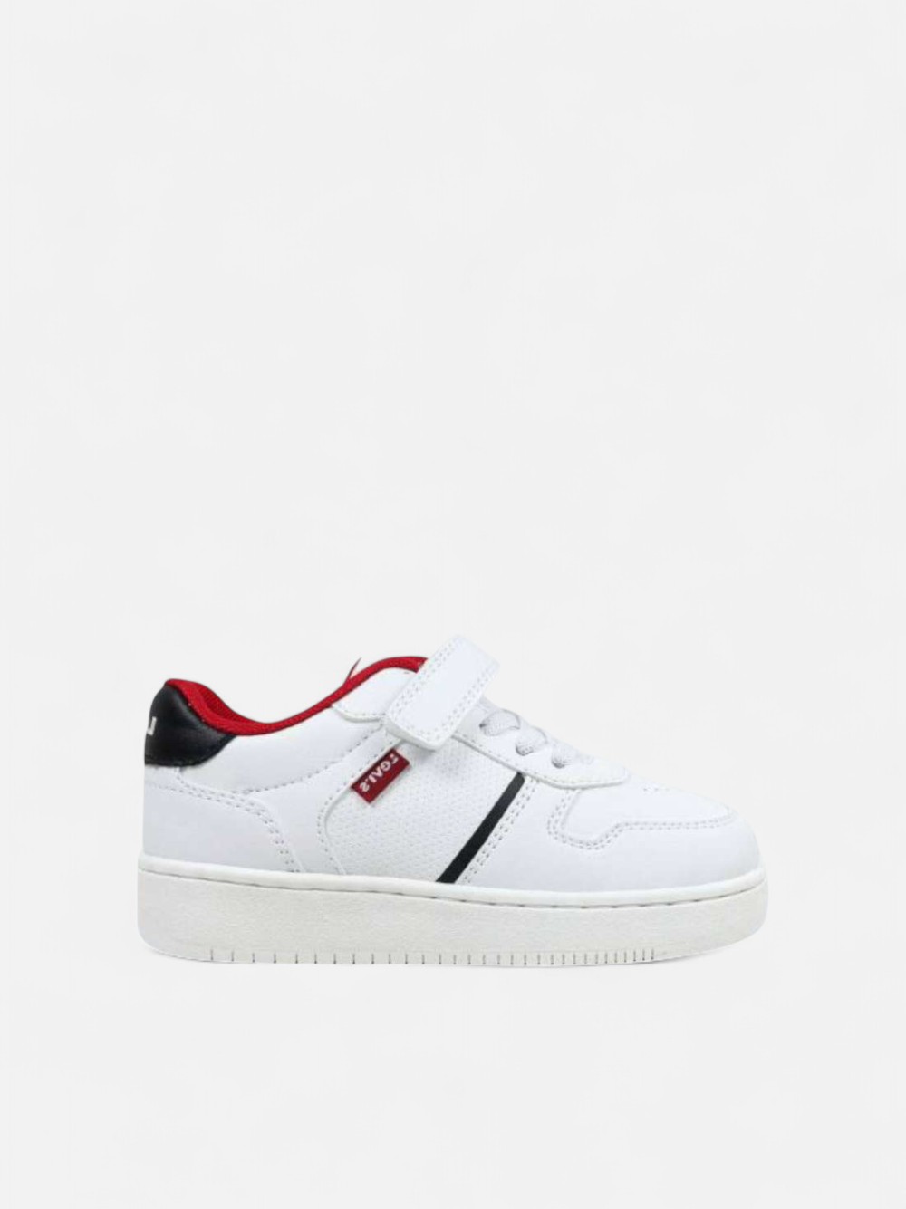 LEVIS KICK WHITE/RED BLACK