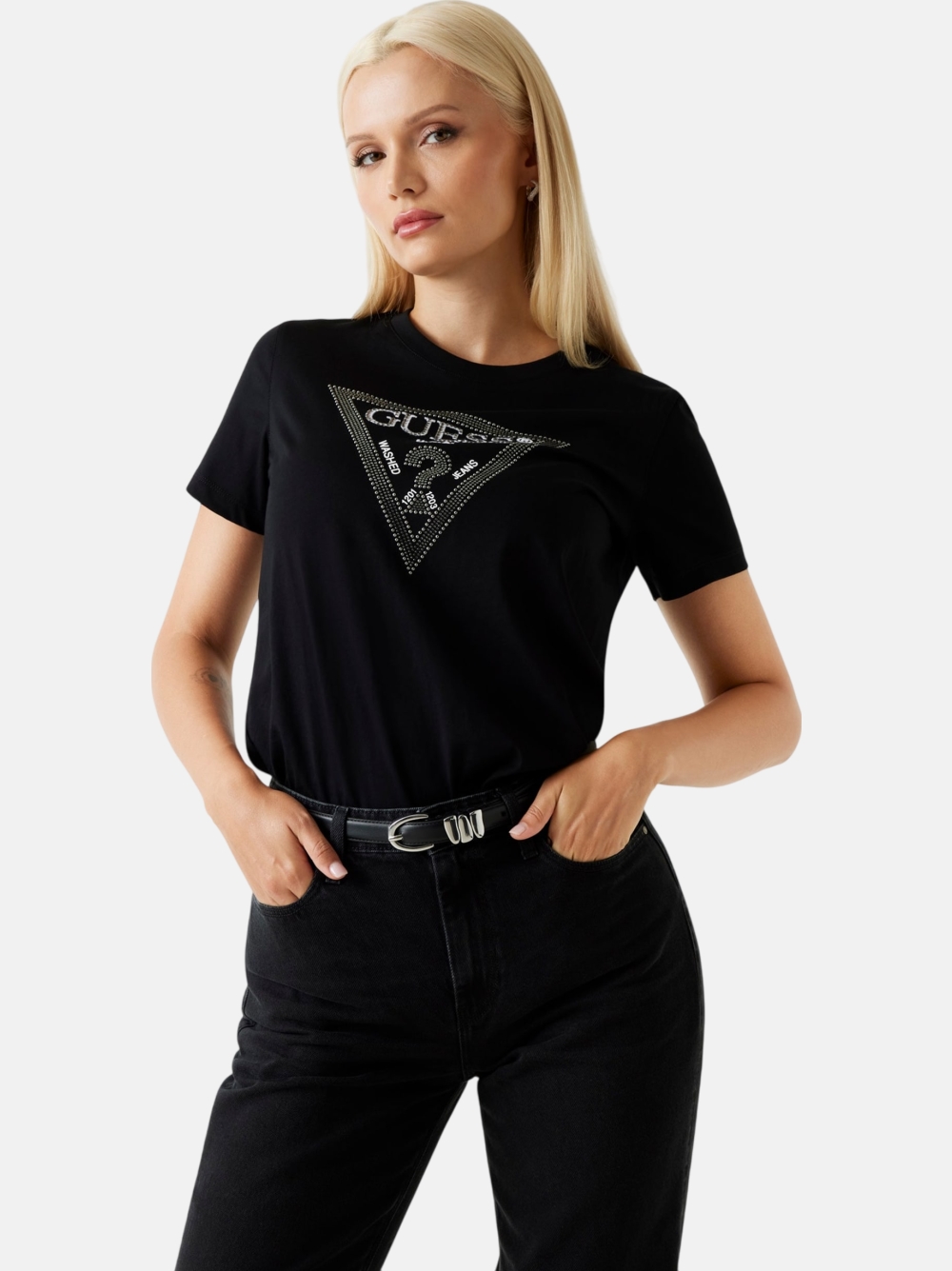  TSHIRT GUESS KRYSTAL TRAINGLE