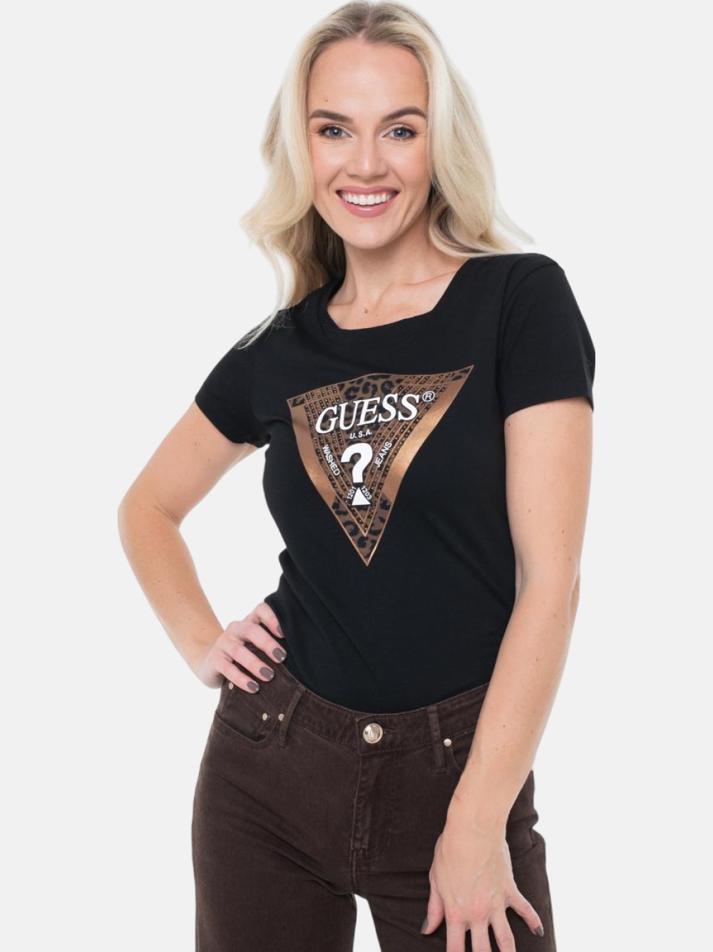 TSHIRT GUESS CN LEO TRKIANGLE