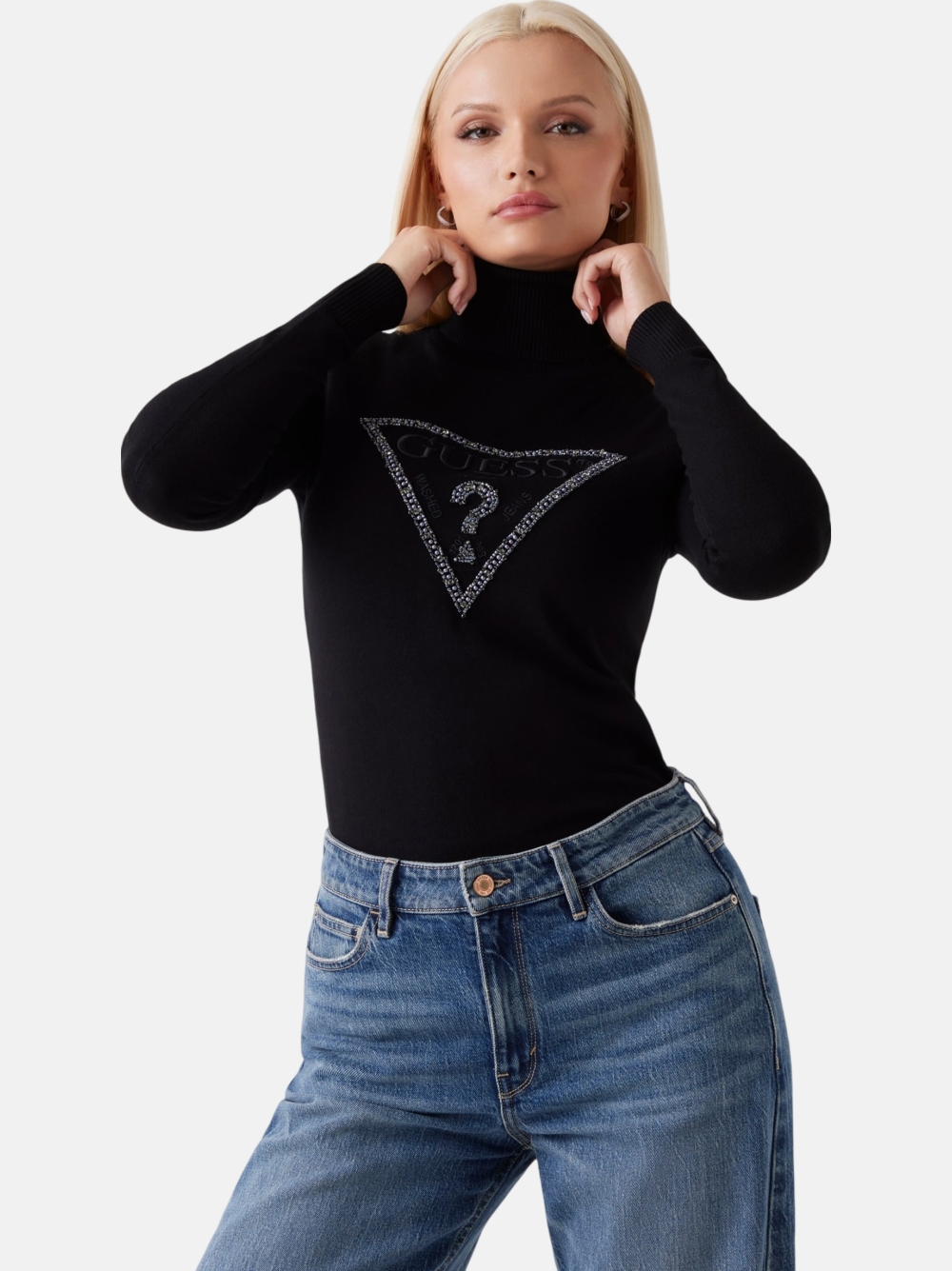 CAMISOLA GUESS MELANIE TRAINGLE LOGO