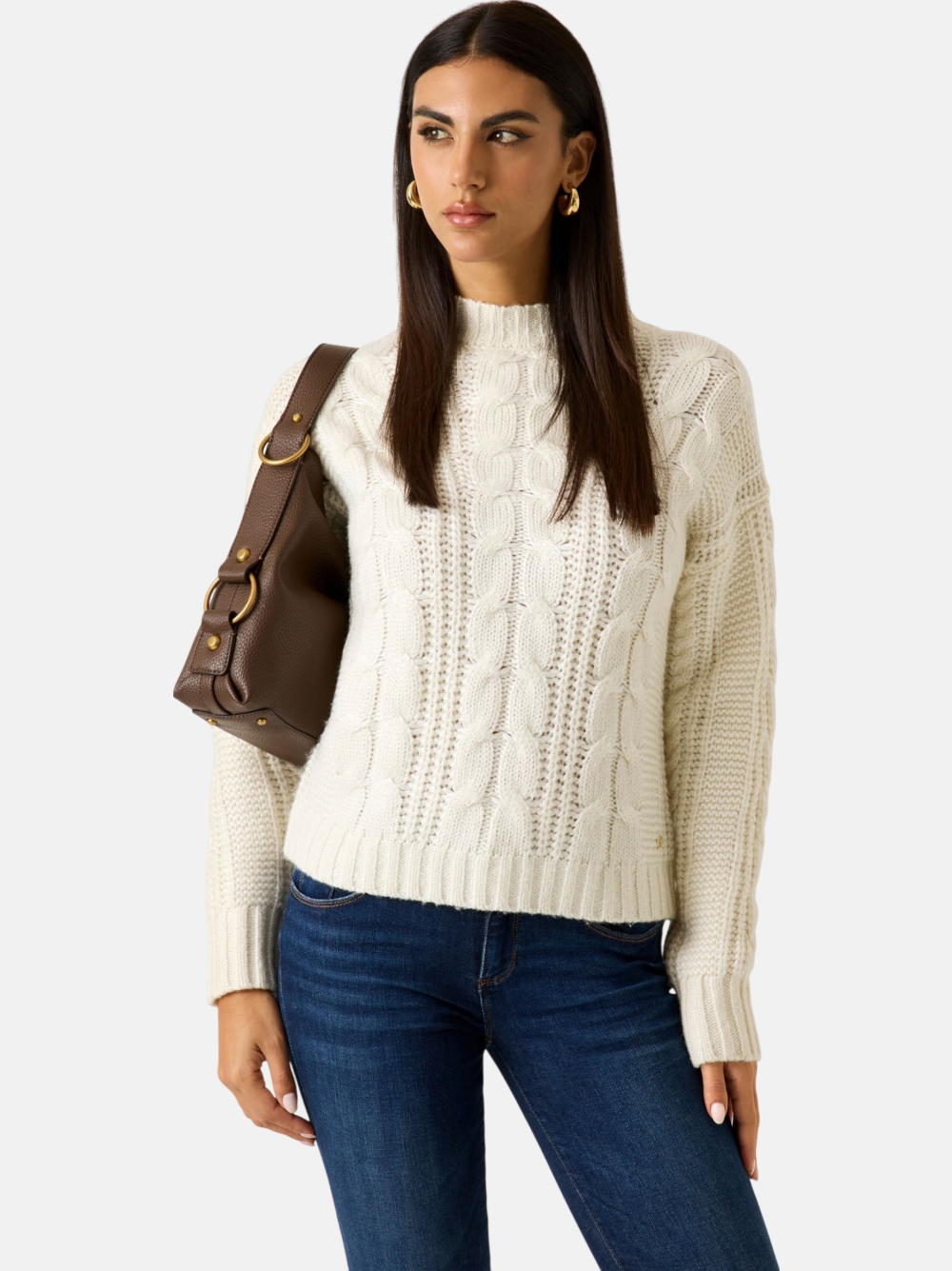 CAMISOLA GUESS MOCK NECK NATHALIE