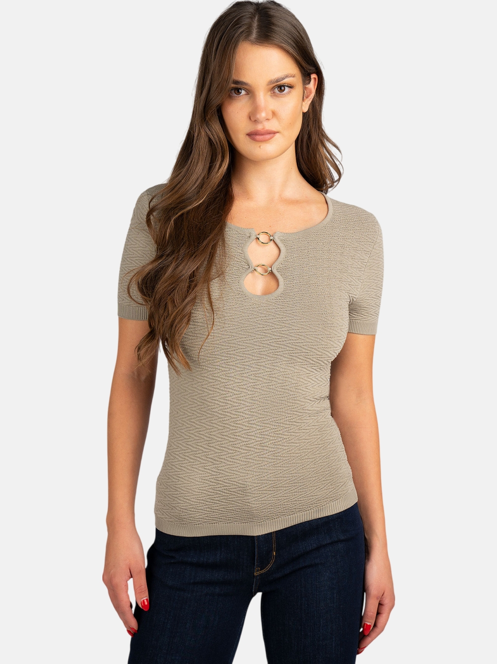 TSHIRT GUESS SS CUT OUT HELENA