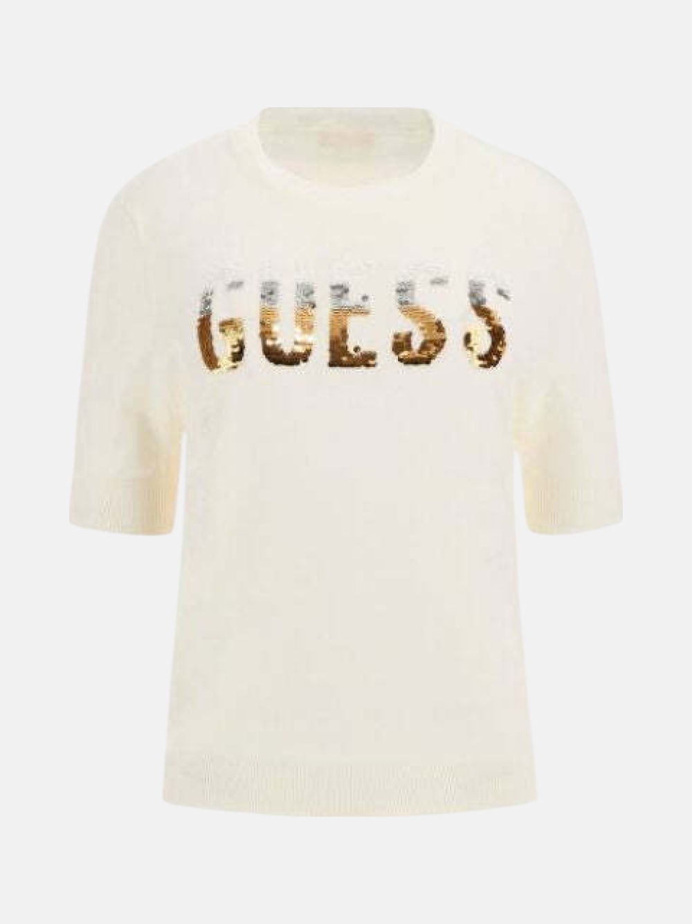 TSHIRT GUESS SS CN LAYLA BOXY LOGO