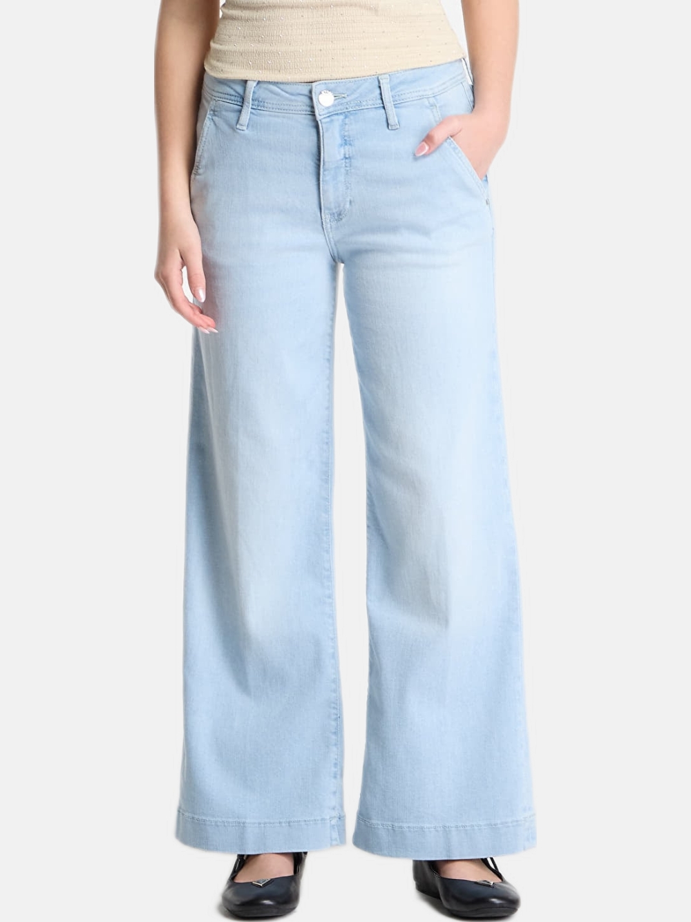 CALÇAS GUESS ZOYA WIDE LEG