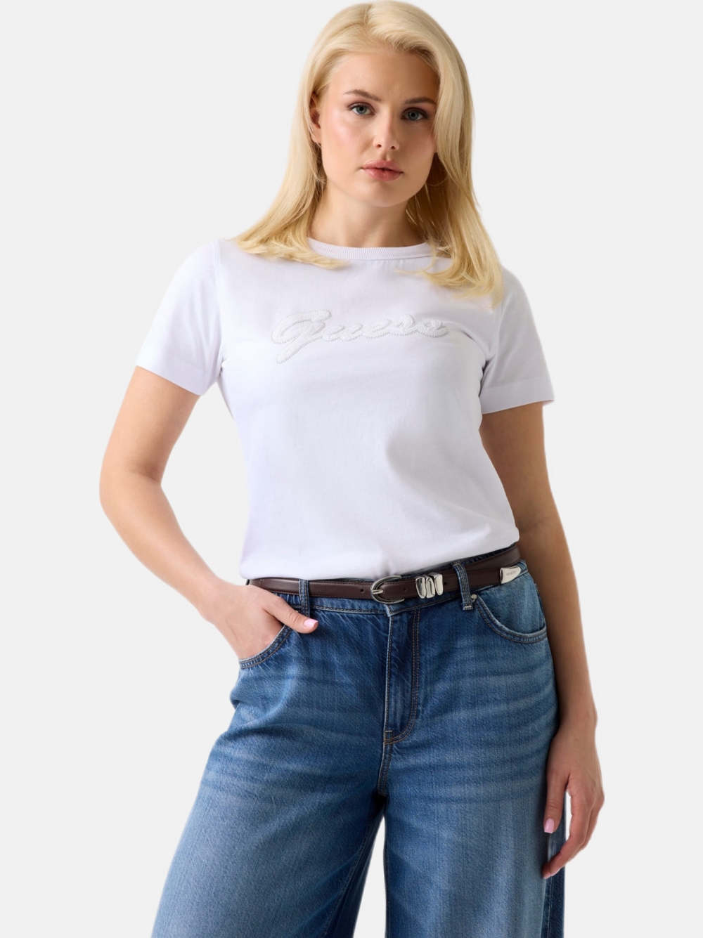 TSHIRT GUESS SS CN 3D SCRIPT