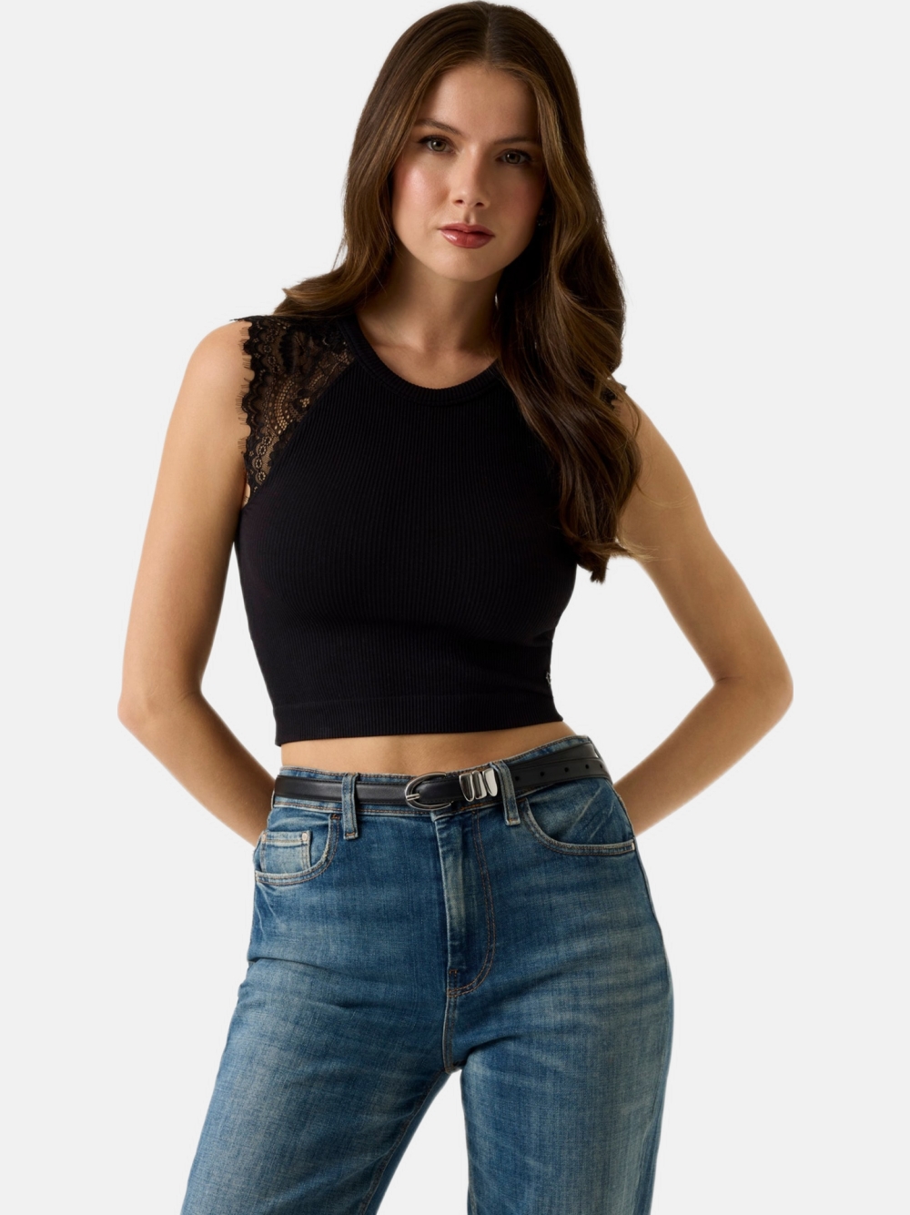 TOP GUESS MILLIE SEAMLESS LACE