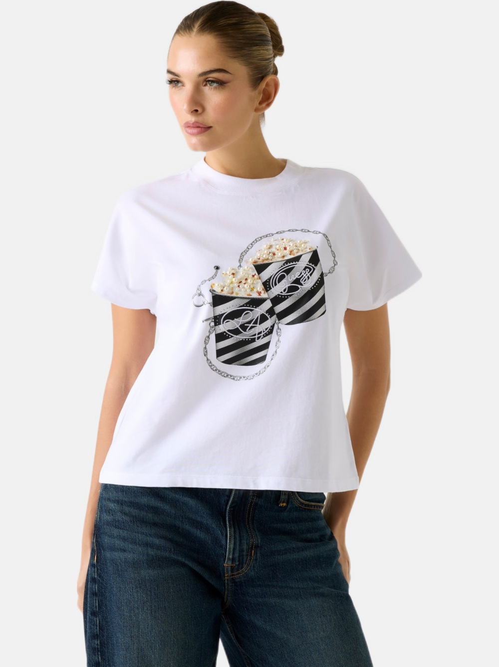 TSHIRT GUESS POPCORN