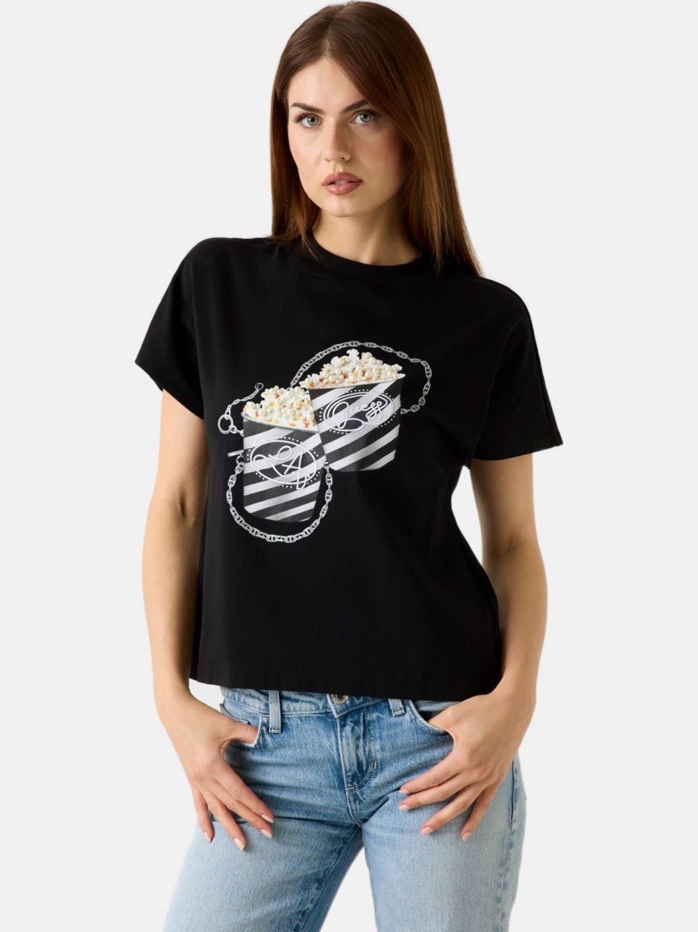 TSHIRT GUESS POPCORN