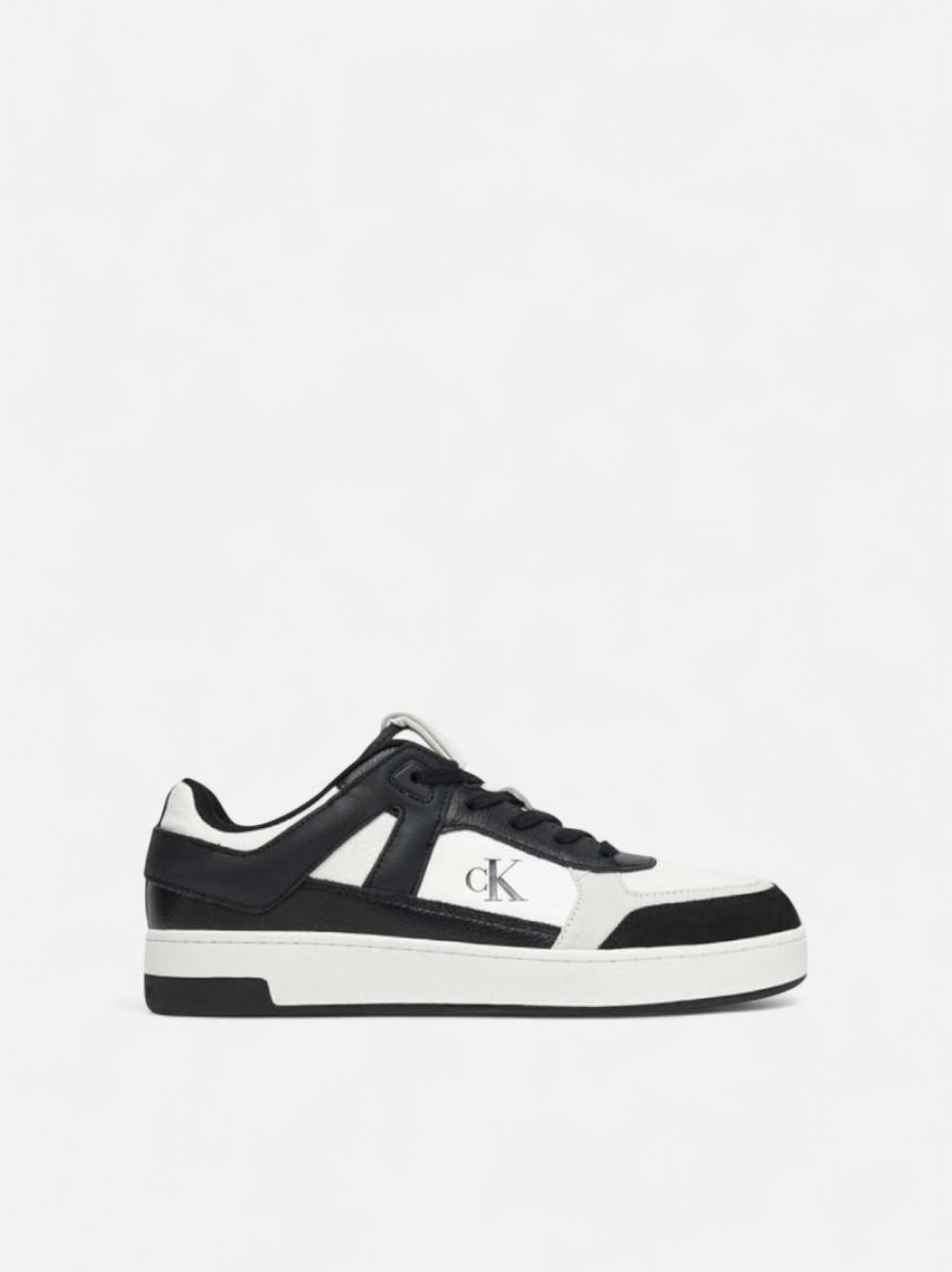 TENIS CALVIN KLEIN BASKET BRIGHT WHITE/BLACK