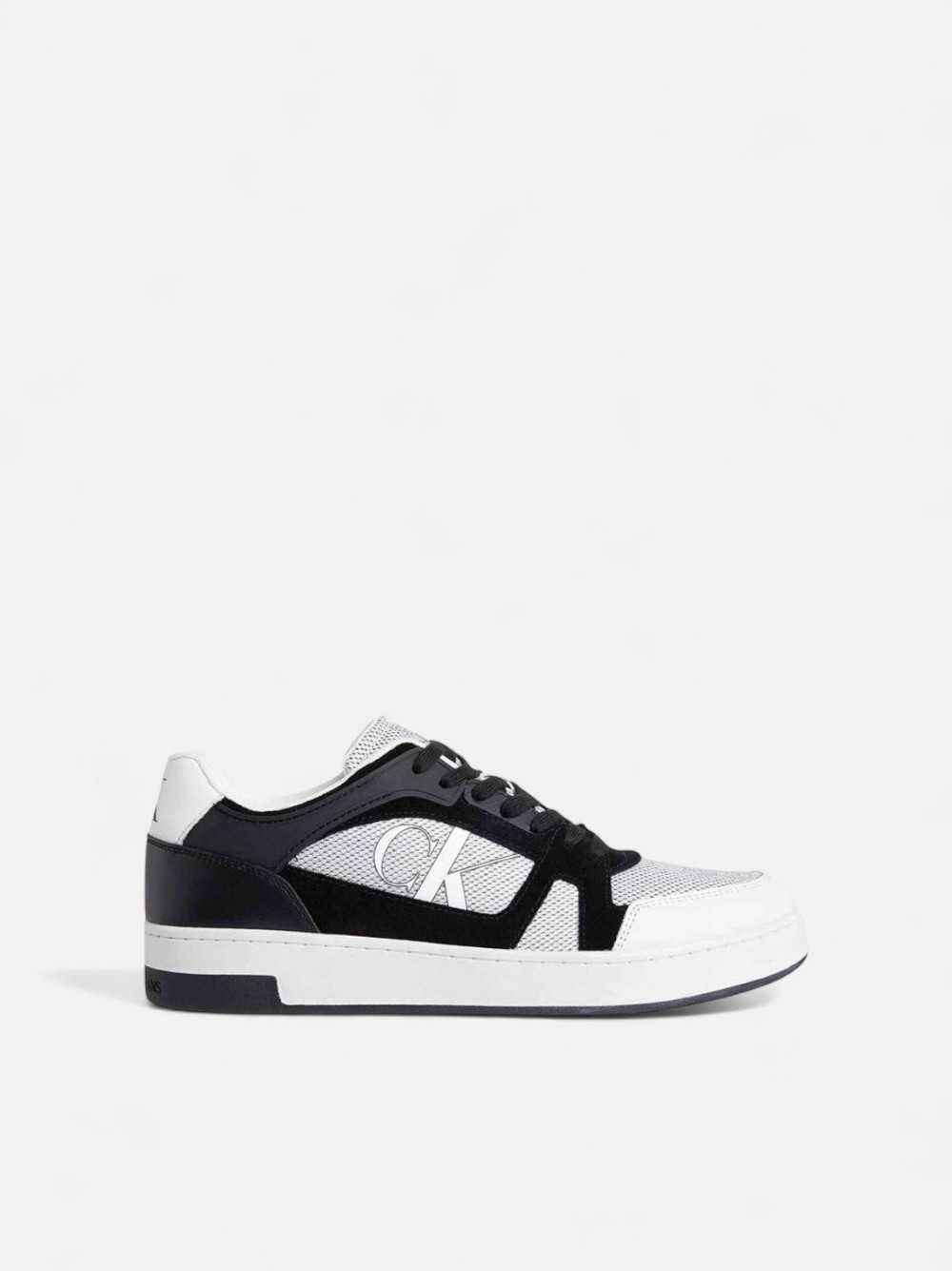CALVIN KLEIN BASKET CUPSOLE BLACK/BRIGHT WHITE