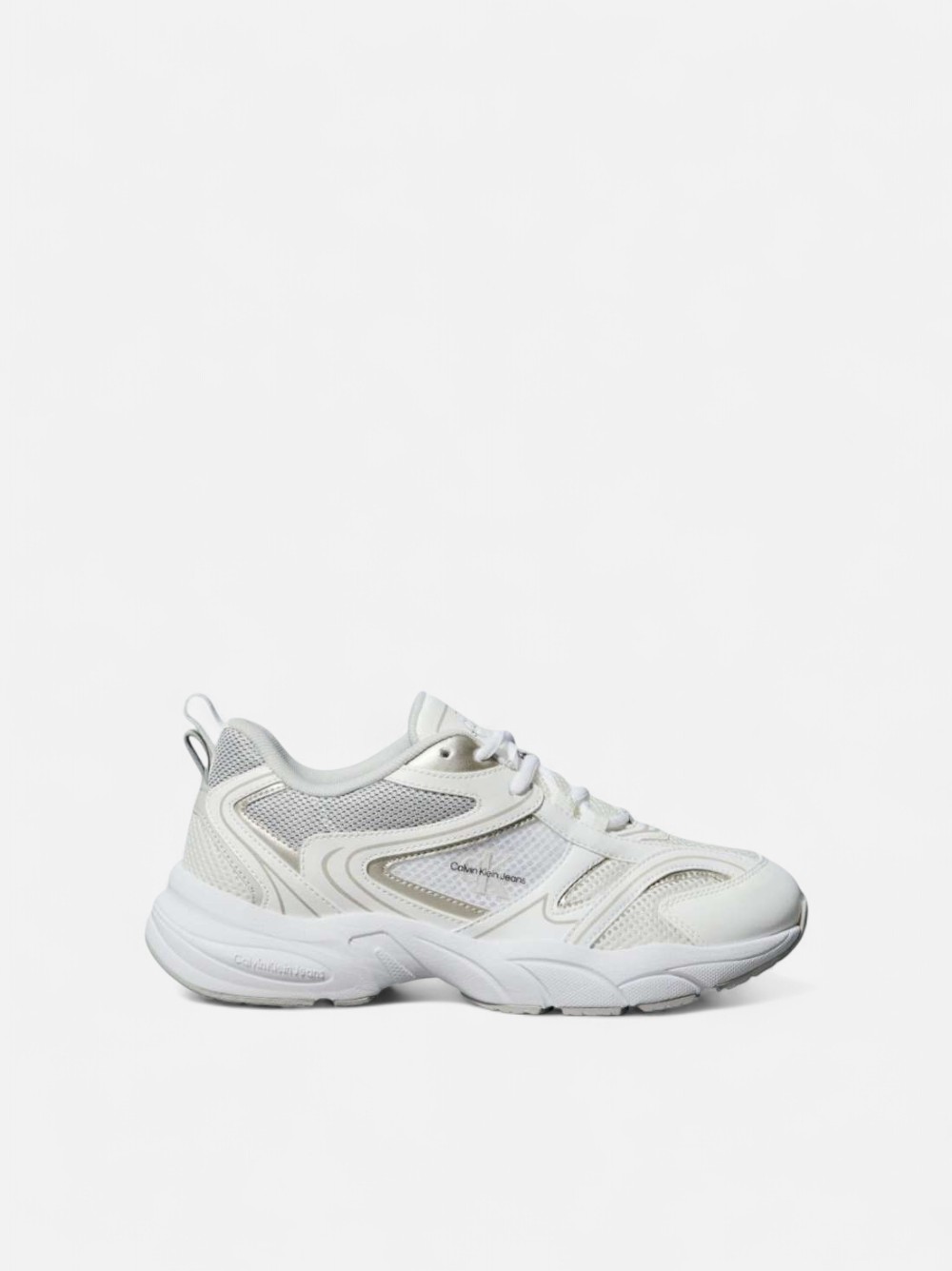 CALVIN KLEIN MESH BRIGHT WHITE SILVER